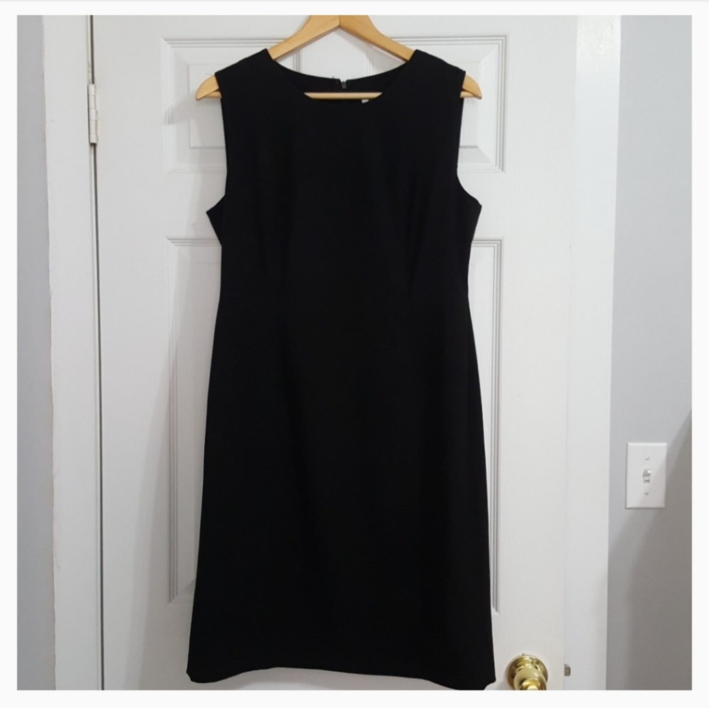 Calvin Klein Woven Sheath Dress - Black